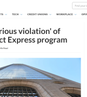 Comerica in -serious violation- of Treasury-s Direct Express program _