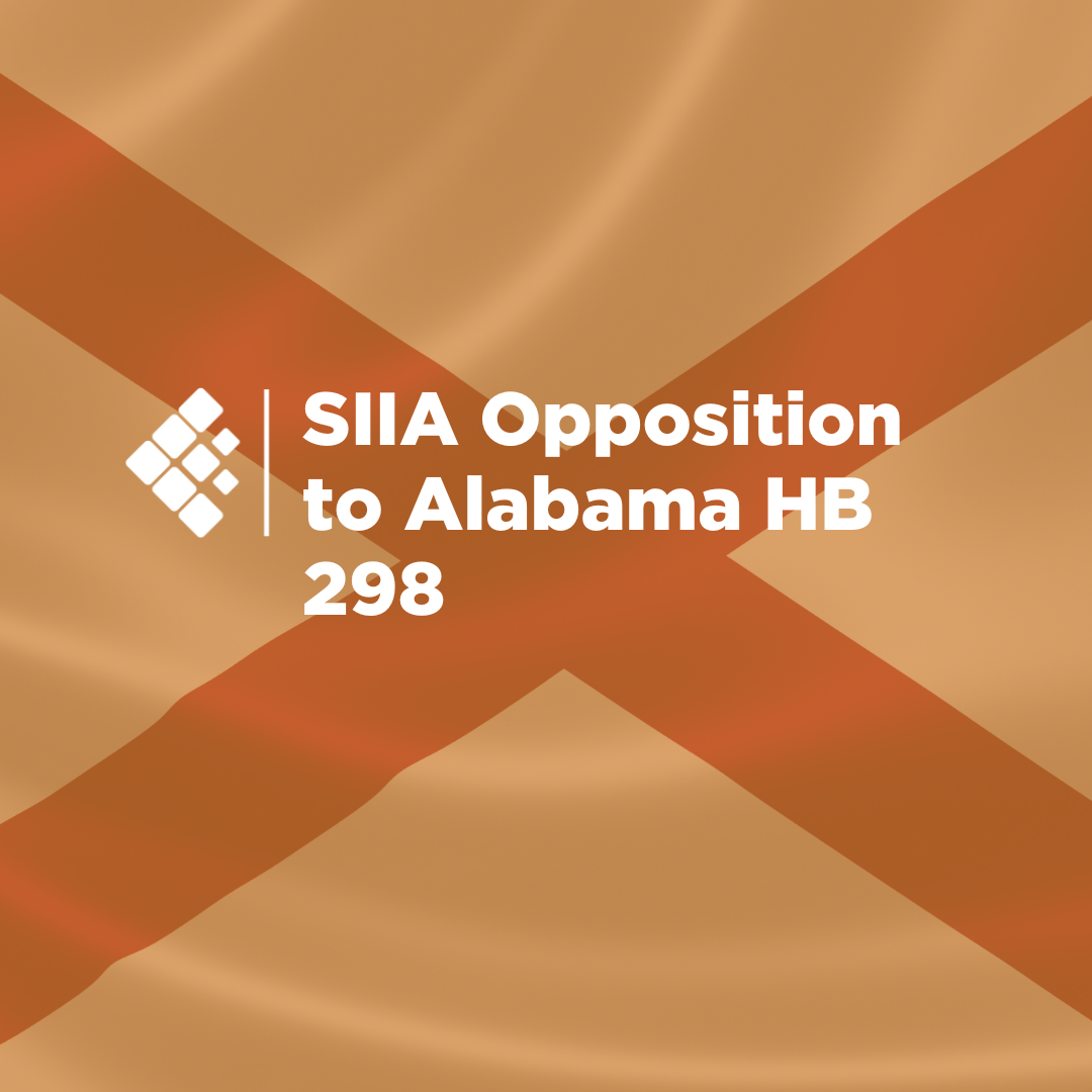 SIIA Opposition to Alabama HB 298 - SIIA